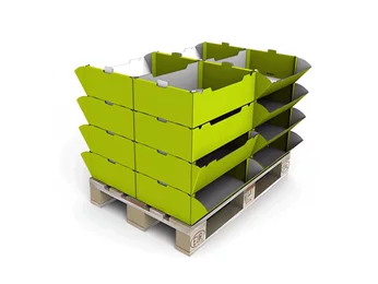 El expositor de palés modular con sus tolvas desplegables es ideal para vender diferentes grupos y variedades de productos El expositor de palés modular con sus tolvas desplegables es ideal para vender diferentes grupos y variedades de productos