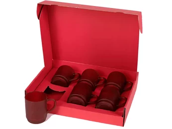 Caja de regalo roja para gafas
