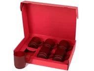 Rote Geschenkverpackung für Gläser Rote Geschenkverpackung für Gläser