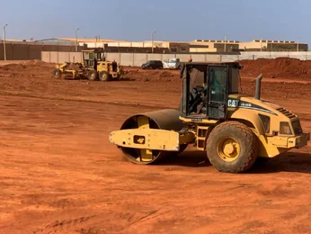 Construction site in Senegal Construction site in Senegal