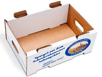 Punched packaging for asparagus Punched packaging for asparagus