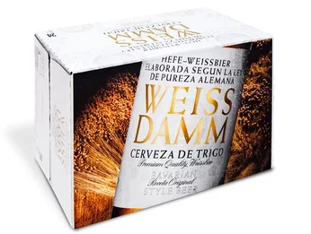 Transport packaging beverages with Weissdamm - imprint Transport packaging beverages with Weissdamm - imprint