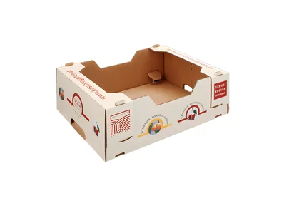 Stanzverpackung für Obst und Gemüse aus Wellpappe - Kirschsteige Reisinger Stanzverpackung für Obst und Gemüse aus Wellpappe - Kirschsteige Reisinger