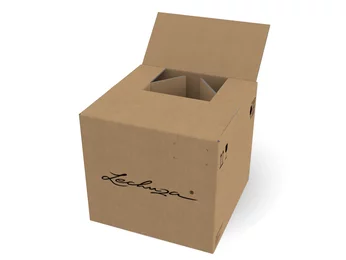 Caja de cartón ondulado con sujeción Caja de cartón ondulado con sujeción