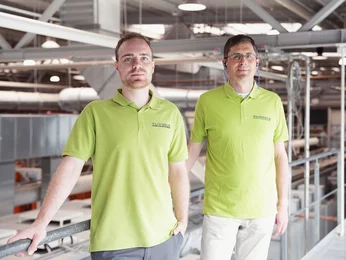 Ulrich Metzger, Werkleiter (rechts) und Alexander Stark, Energie-Management-Beauftragter (links)