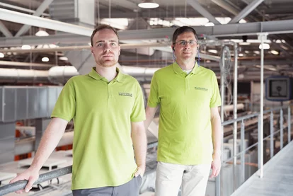 Ulrich Metzger, Werkleiter (rechts) und Alexander Stark, Energie-Management-Beauftragter (links)