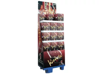Floor display for drinks - jacket construction Floor display for drinks - jacket construction