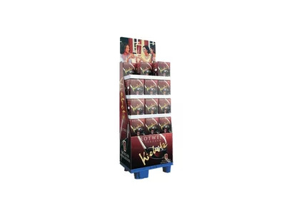 Expositor de suelo para bebidas - construcción de chaquetas Expositor de suelo para bebidas - construcción de chaquetas