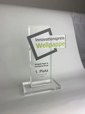 Innovationspreis Wellpappe aus Glas 