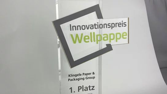 Innovationspreis Wellpappe aus Glas 