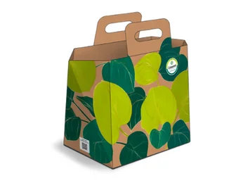 Corrugated cardboard carrier bag Corrugated cardboard carrier bag