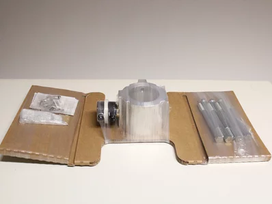 Bauteile verpackt mit Wickelsystem AMS Bauteile verpackt mit Wickelsystem AMS