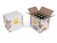 Einstoff-Verkaufsverpackung für Flaschen - Nevel