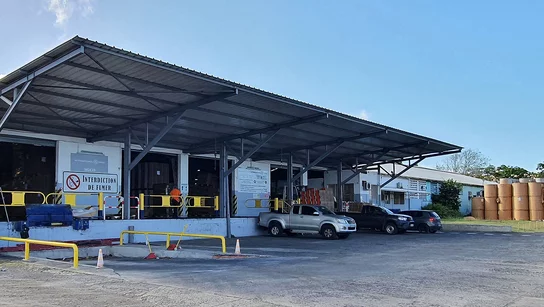 Werk von Klingele auf Guadeloupe