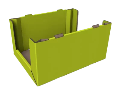 Pre-glued carding tray