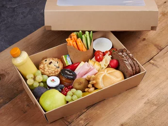 Snack-/Meal-Box aus Vollpappe
