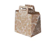 Tragetasche aus Wellpappe mit einfachem Design Tragetasche aus Wellpappe mit einfachem Design