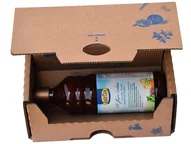 Einzelversandverpackung mit LaVita Flasche gefüllt Einzelversandverpackung mit LaVita Flasche gefüllt