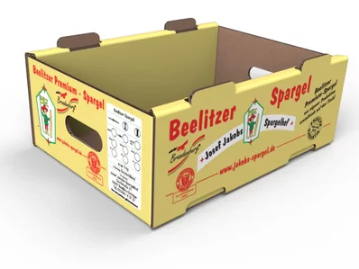 Stanzverpackung für Obst und Gemüse - Spargelsteige Jakobs Spargelhof Stanzverpackung für Obst und Gemüse - Spargelsteige Jakobs Spargelhof