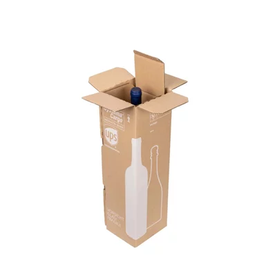 Flaschen-Versandkartons (für 1-3 Flaschen inkl. Einlage) Flaschen-Versandkartons (für 1-3 Flaschen inkl. Einlage)