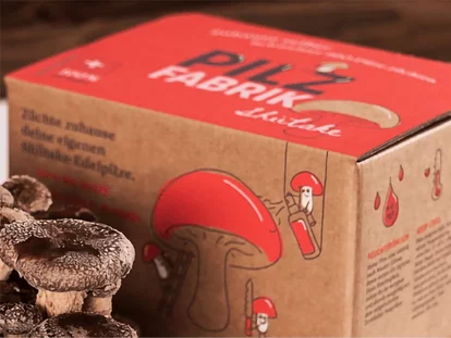 Pilzfabrik Verpackung Pilzfabrik Verpackung