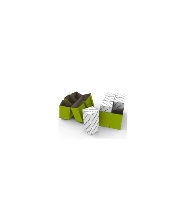 Transportverpackung mit Automatikgefache