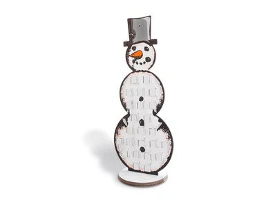 Schneemann Adventskalender aus Wellpappe Schneemann Adventskalender aus Wellpappe