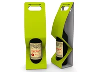 Geschenkverpackung für Flaschen mit großem Sichtfenster für das Flaschenetikett Geschenkverpackung für Flaschen mit großem Sichtfenster für das Flaschenetikett