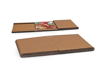 Embalaje de envío denominado Spiegelritz para el envío de productos planos y de embalaje sensible Embalaje de envío denominado Spiegelritz para el envío de productos planos y de embalaje sensible