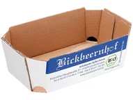 Beerenschale aus Wellpappe - Bickbeernhof Beerenschale aus Wellpappe - Bickbeernhof