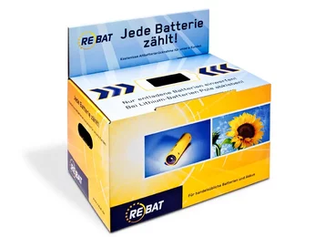 Caja de recogida con etiqueta superior recta Caja de recogida con etiqueta superior recta
