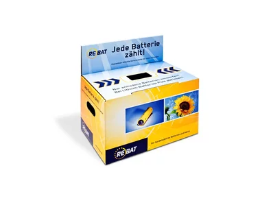 Sammelbox mit geradem Topschild