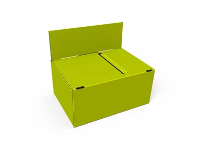Closed Box to securely collect or destroy confidential documents 