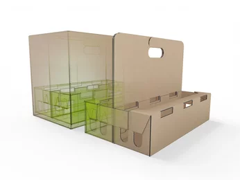 Plant pots outer carton stand Plant pots outer carton stand