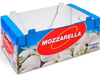 Die-cut packaging for dairy products - Penny Mozzarella Die-cut packaging for dairy products - Penny Mozzarella