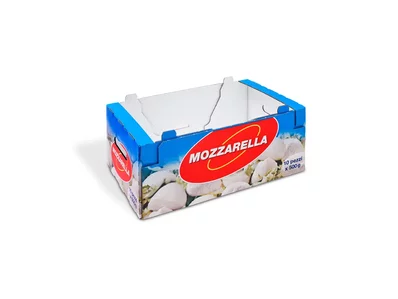Stanzverpackung für Milchprodukte - Penny Mozzarella Stanzverpackung für Milchprodukte - Penny Mozzarella