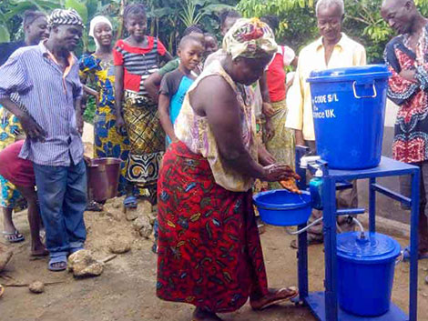 Sauberes Trinkwasser in Kono, Sierra Leone