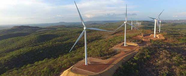 Windkraftanlagen im Nordosten Brasiliens - ClimatePartner X Klingele Paper & Packaging Group